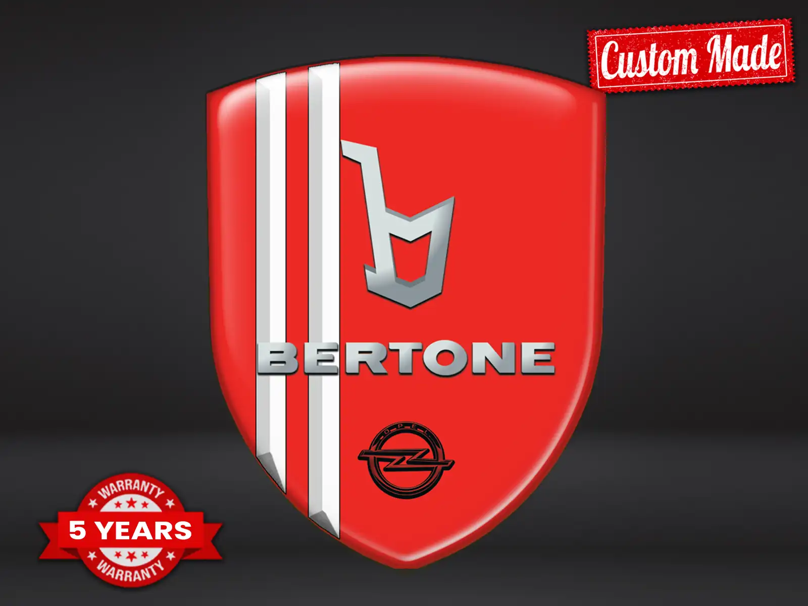 Bertone Fensteraufkleber Robust Luxus Hochwertig